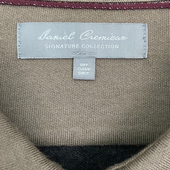 Daniel Cremieux Signature Collection Men's XXL Long Sleeve Polo Shirt Brown NEW - Picture 10 of 11